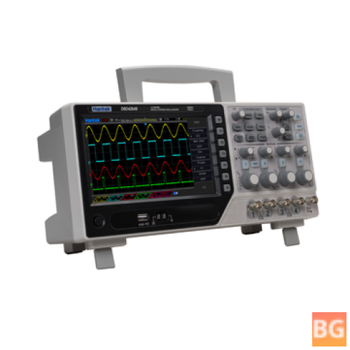 Hantek 4-Channel Digital Oscilloscope - 200MHz Bandwidth, 7" Display