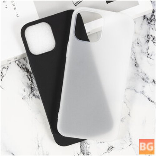 Slim Apple iPhone 12 Pro Max Case with Frosted Glass