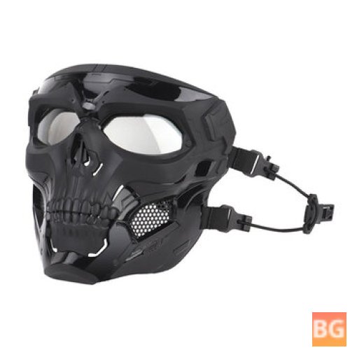 Skull Impact Mask for Cosplay, Airsoft, Paintball, and More