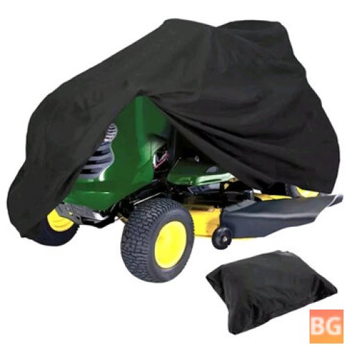 Waterproof lawn mower cover with wovenpolyester fiber