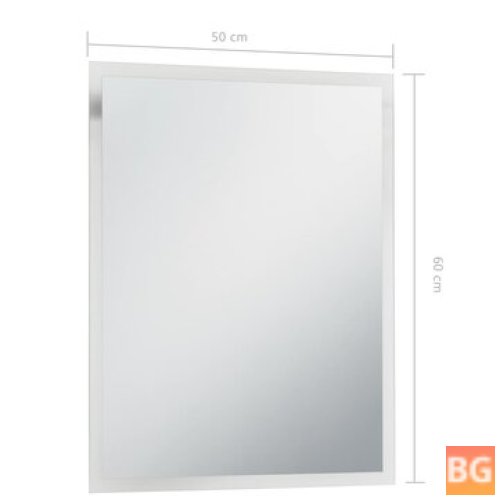 LED bathroom mirror - 50x60 cm