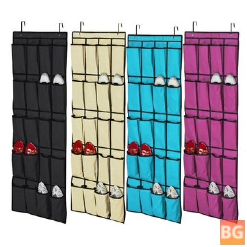 Shoe Rack with 20 Space-saving Grid Stripes - Multifunctional Clothes Storage Bag