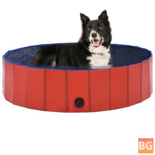 Puppy Bath Tub for Cats - Red