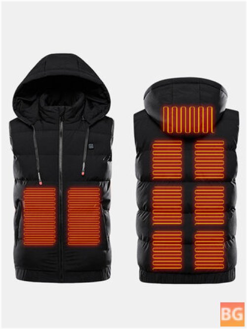 Warm Safe Hooded Vest for Men