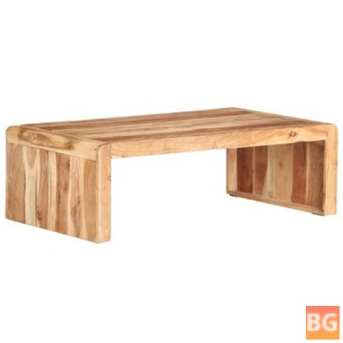 43.3"x24.8"x13.8" Solid Wood Coffee Table