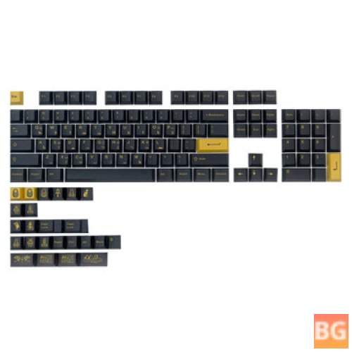 Cherry Profile Keycaps for DIY Mechanical Keyboards - 128 Keys