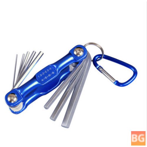 Hex Wrench Set - Metal Metric Allen Wrench, Hexagonal Screwdriver, Hex Key Wrenches, Portable Set