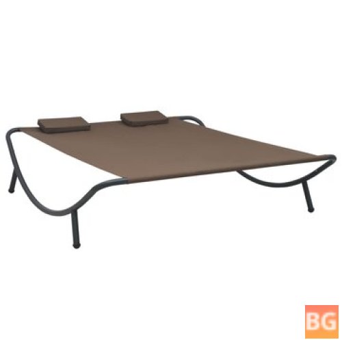 Outdoor Lounge Bed - Brown
