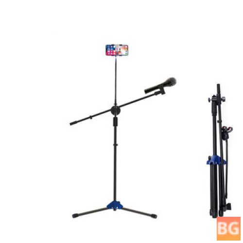GMP-600KOL Stand for Microphone - Boom Arm Height Adjustable with Tripod Base