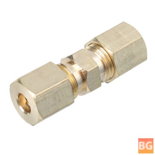 1/2 Inch OD Brass Compression Pipe fitting Connector Union Straight