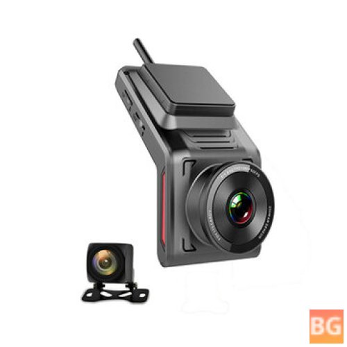 HD 1080P 2Inch 4G Wifi Mini Dash Camera - Dual Lens with GPS Positioning and Monitor DVR