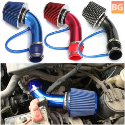 Cold Air Intake Filter - Alumimum Induction Pipe Hose System
