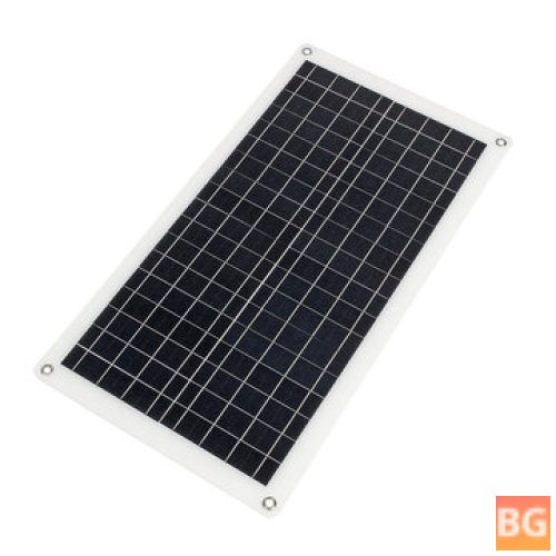Solar Panel + Alligator Clip + Cable Kit