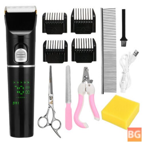 5-Gears Hair Shaver with Low Noise and Low Power