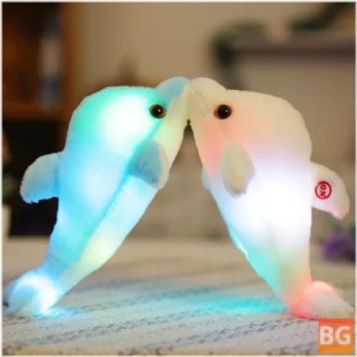 Dolphin Doll with Glow Light - soft and colorful