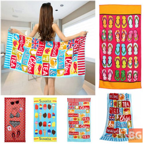 Quick Dry Beach Towels - Absorbent Microfiber