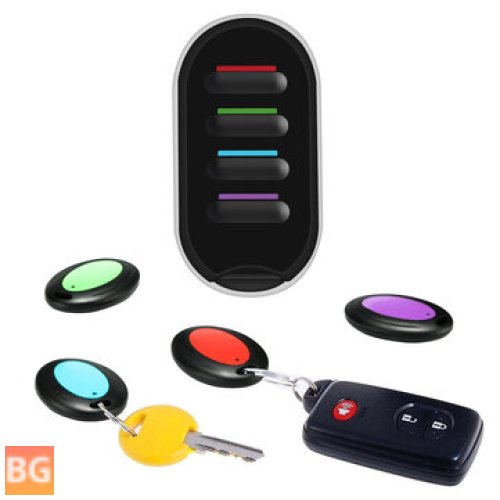 4-in-1 Anti-Lost Alarm Smart Tag Tracker for Child Wallet - Key Finder Locator with LED Flashlight