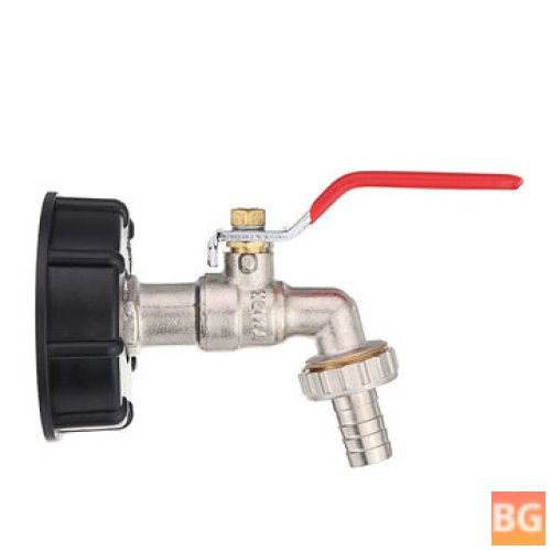 IBC Tank Adapter - S60X6 to 1/2'' Lever Brass Garden Tap Hose Connector