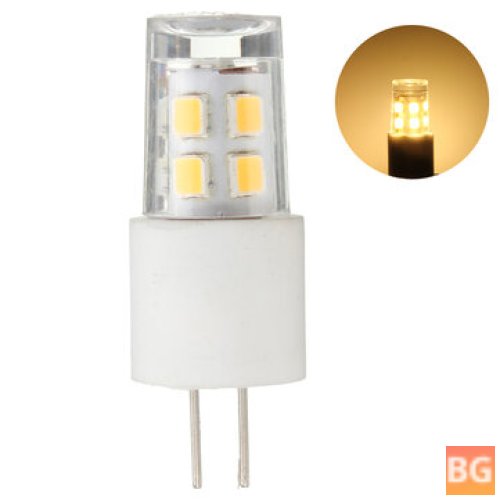 Kingso G4 1.5W LED Halogen Bulb - Warm White - 2800-3200K - 150LM - Not Dimmable - 13 SMD - 2835 Oional - Bi-Pin Light Lamp - 360 Degrees Beam Angle - Energy Saving - AC DC 12V