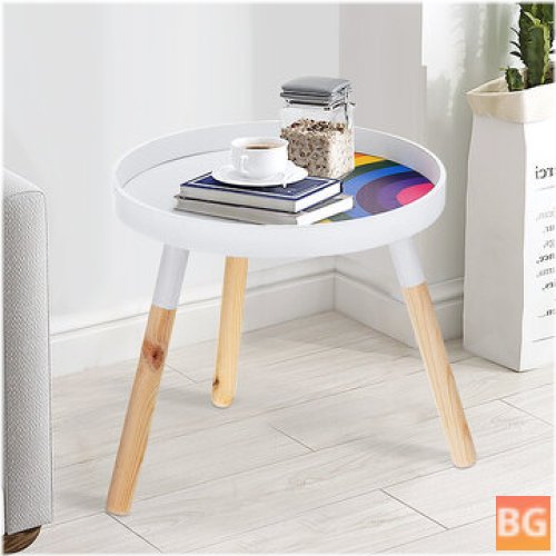 Sofas and Tables for Living Rooms - Modern Round Coffee Tea Side Sofa Table