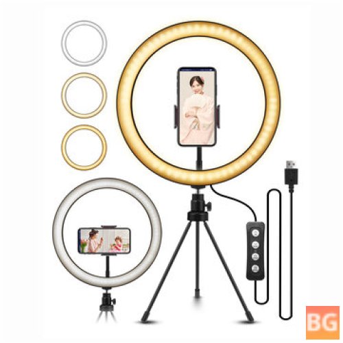 10.2 Inch LED Ring Light - Selfie Dimmable Ring Lamp