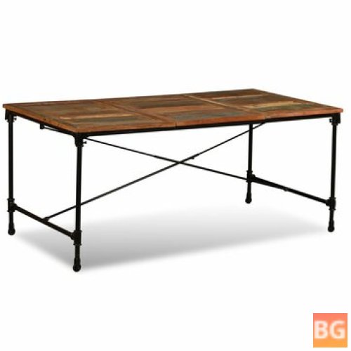 Dining Table with Solid Wood Top and Base