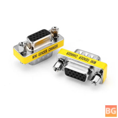 DB15 Mini Gender Changer Adapter - Female to Male Connectors