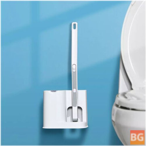 Toilet Brush Set - 99% Anti-Bacteria Rate - Cleaning System Kit