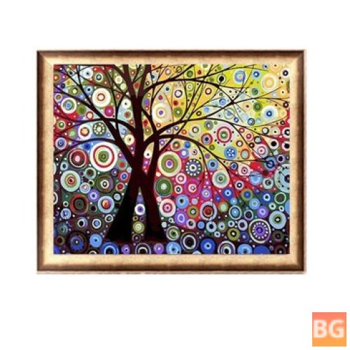Abstract Sun Tree - Digital Painting - 40*50cm Hanging Picture Living Room Wall Decoration