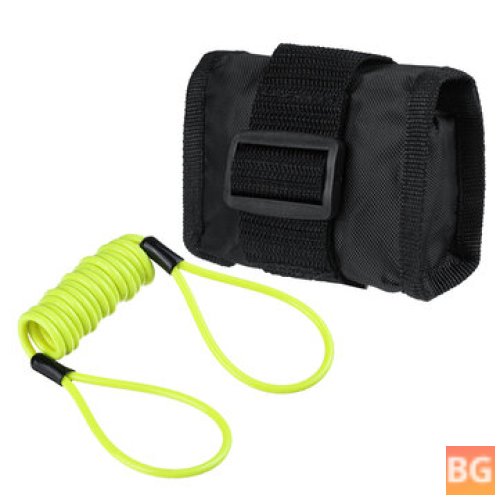 Alarm Lock Bag for Motorcycle with Reminder Cable (1.2m/4ft) - 5 Colors