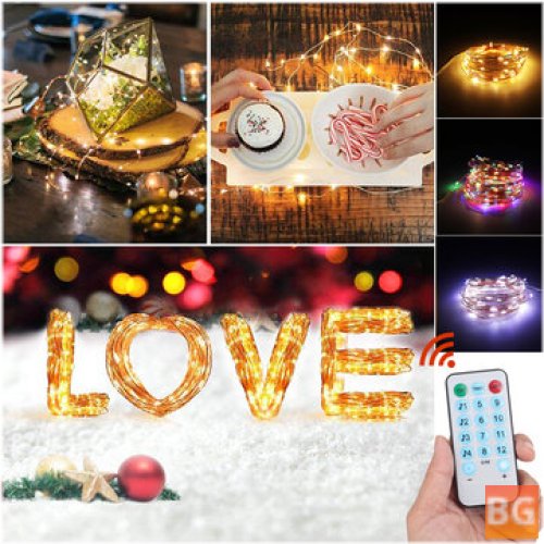 USB LED String Light - 8 Modes - Waterproof - Fairy Lamp - Party Garden - Christmas Tree - Decoration