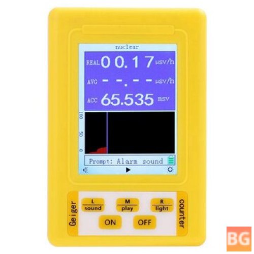 2-In-1 Geiger Counter for Portable Digital Display - Electromagnetic Radiation Tester
