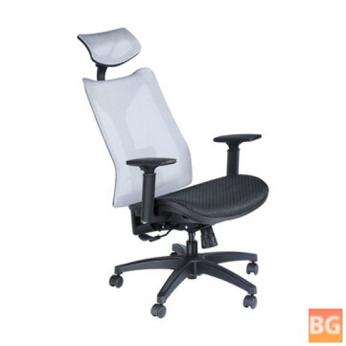 BlitzWolf Office Chair - Ergonomic Design Mesh Chair With Lumbar Support & Tilt + Rocking Removable And Adjustable Headrest