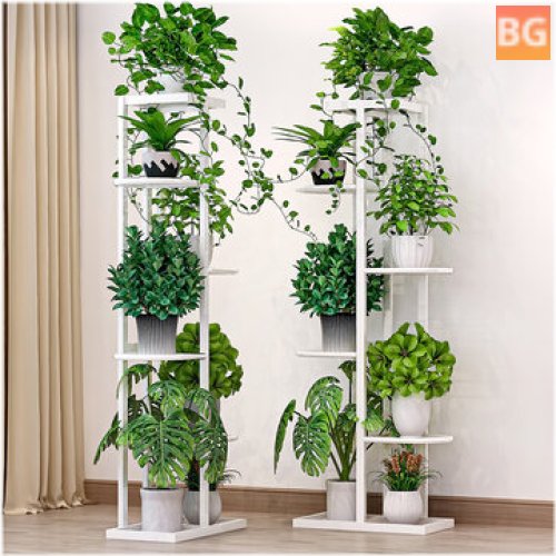 6-Tier Wooden Plant Stand