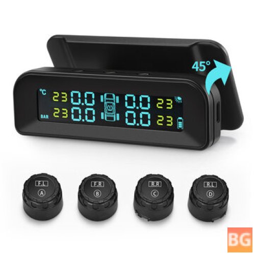Solar TPMS with 4 Sensors and LCD Display