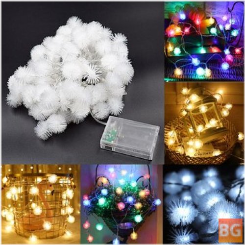 10M LED Snow Ball with 80 Light strings - Party Christmas Wedding Decor