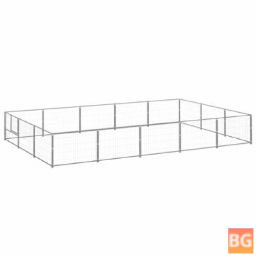 Steel Dog Kennel - 161.5 ft²