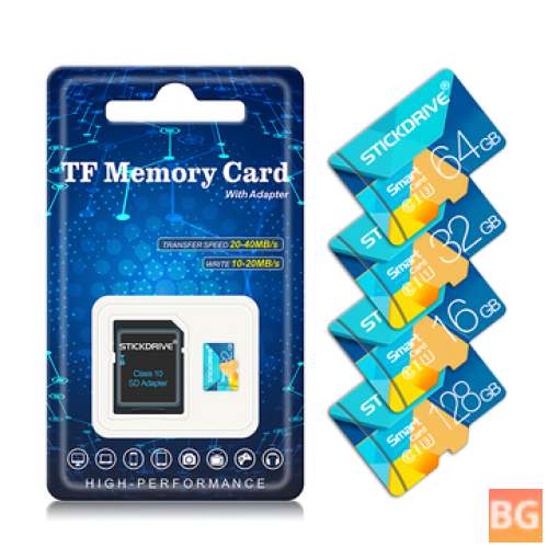Memory Card for Camera with SD Adapter