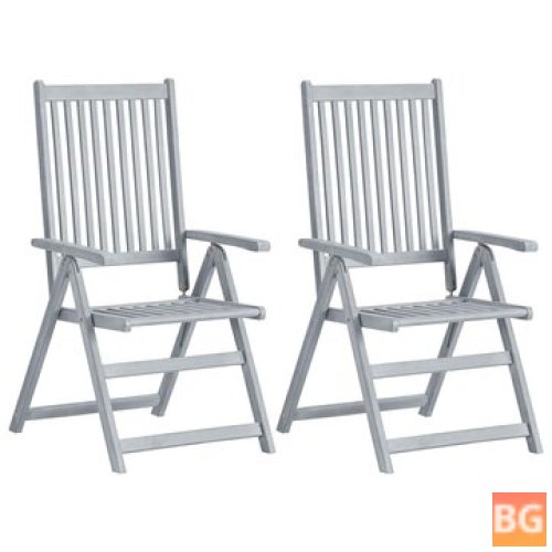 Gray Garden Reclining Chairs