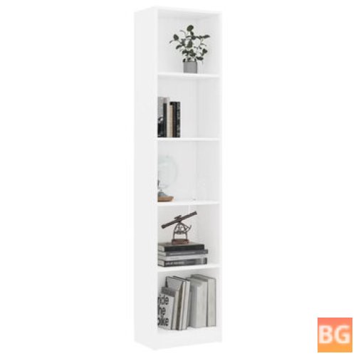 White Book Cabinet with 15.7