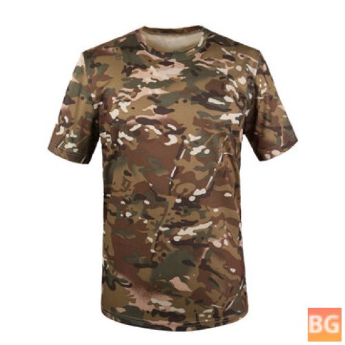 Summer Racing Sports Camo Tee Camouflage T Shirts