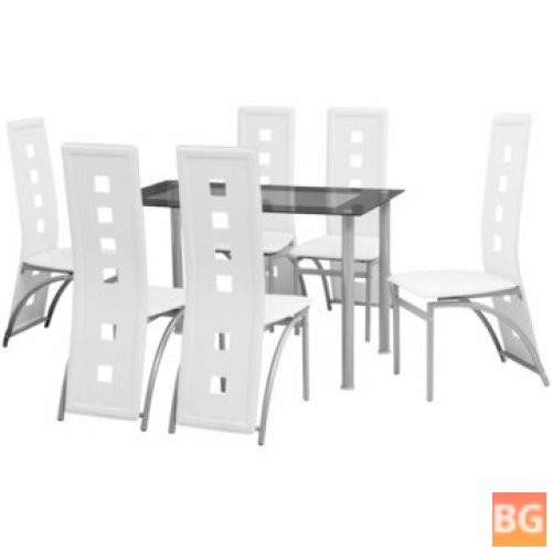 Set of 7 Dinner Table Chairs
