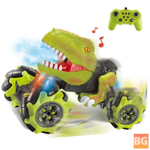RC Stunt Car 1/16 2.4G 13CH Dinosaur Remote Control Toys - Lighting and Music