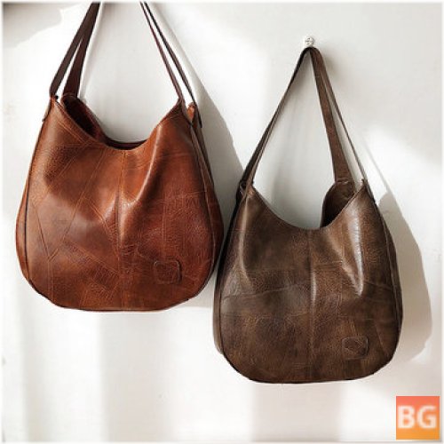 Women's Casual Shoulder Bag - Quilt Solid Bag