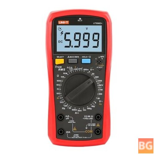 UNI-T Digital Multimeter with True RMS, Manual Range, and Backlight