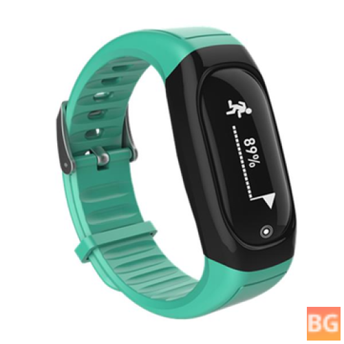 Bakeey Bluetooth Smart Watch with HR Tracker - Blue