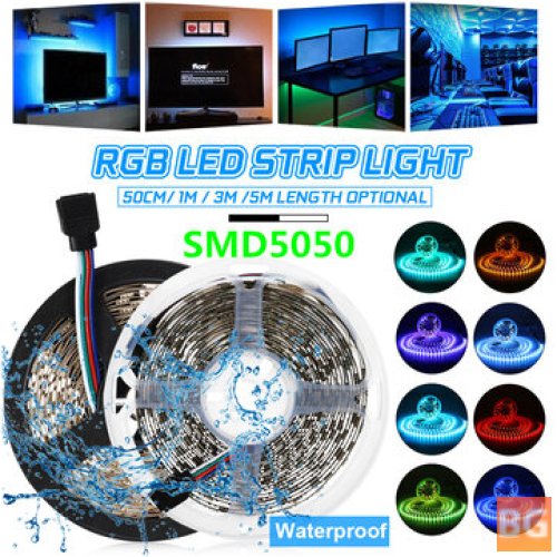 Waterproof RGB LED Strip Light Kit - Color Changing Tape