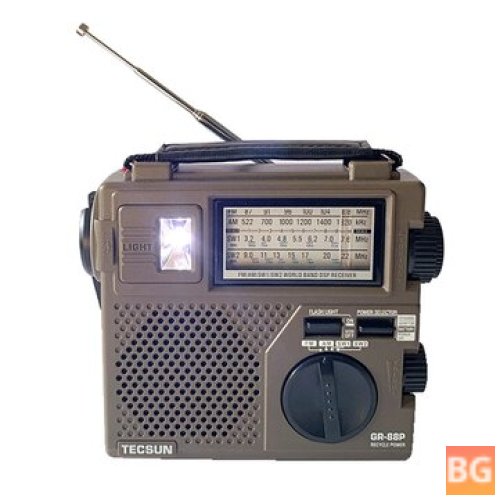 TECSUN GR-88P Dynamo Radio with Emergency Light and Manual Hand Power