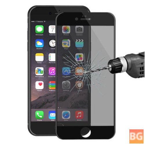 ENKAY Carbon Fiber Tempered Glass Screen Protector for iPhone 6/6s