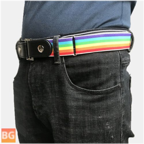 Adjustable Wild Jeans Belt with PU Leather